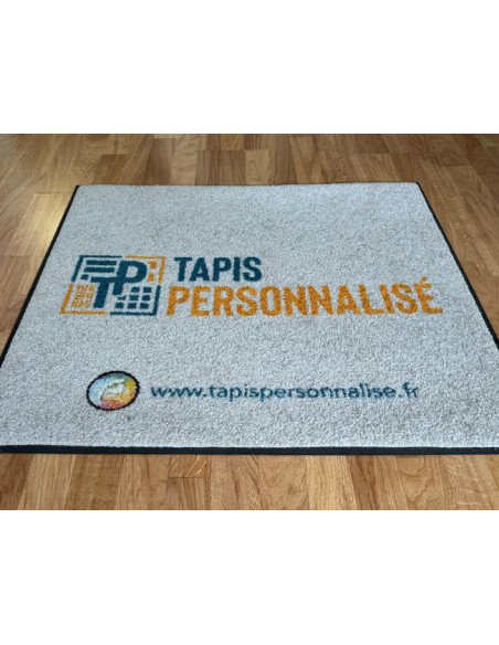 Tapis d'entrée logo Eco (Rectangle - Bord caoutchouc)