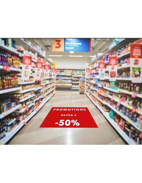 Photo d'un vinyle de sol personnalisé